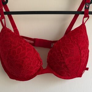Victoria's Secret Scarlet Lace Bra